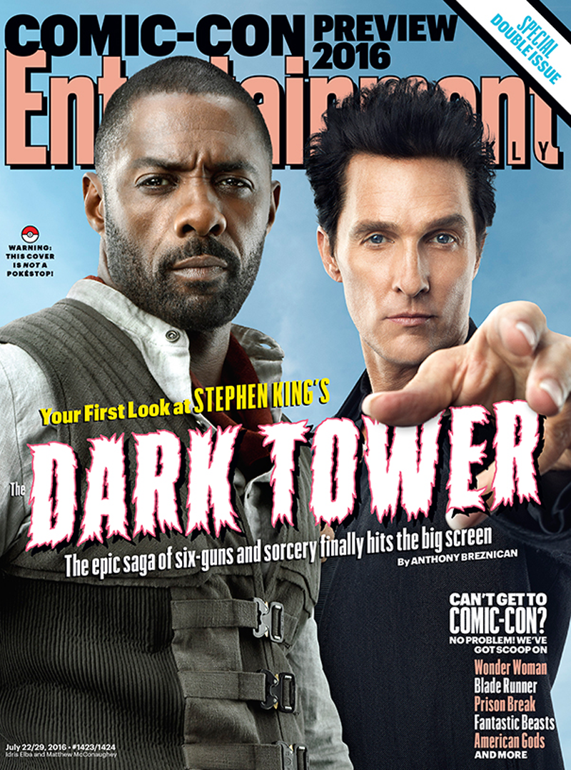 Illustration for article titled Here's Your 'First' Official Look at Roland and the Man in Black in The Dark Tower Movie